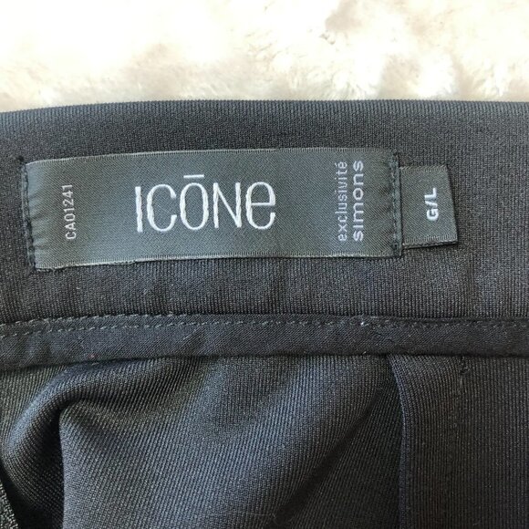 Simons Icone Black Straight Mini Skirt Size Large - Picture 4 of 10